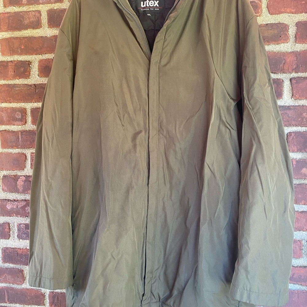Men's Utex Jacket, Quilted Lining L Green